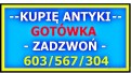 KUPIĘ ANTYKI - OBRAZY, MEBLE, SREBRO, PORCELANĘ, FIGURKI, BIŻUTERIĘ