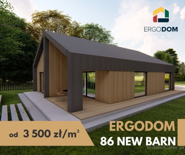 ERGODOM 86 NEW BARN - gotowy budynek NA SPRZEDAŻ – 301 000 PLN