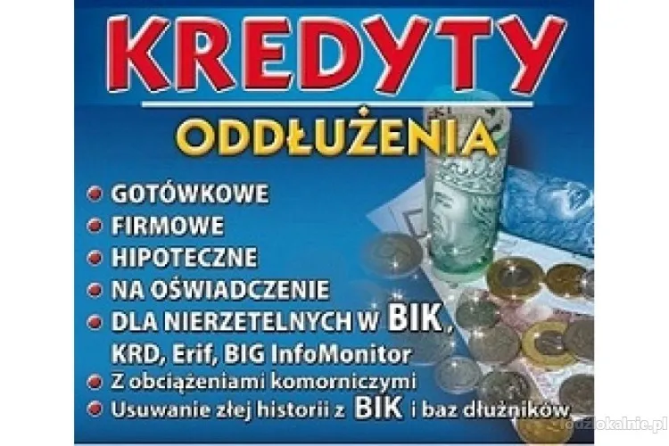 KREDYTY POŻYCZKI ODDŁUŻENIOWE !!!