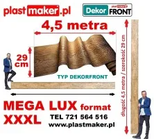 NOWOŚĆ Elastyczna deska dekoracyjna DekorFront MEGA lux