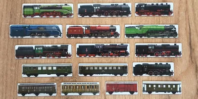 Magnesy Parowozów na lodówkę - Magnesiki-Kolejowe.pl