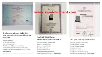 Legalne Świadectwa i Dyplomy z Wpisem