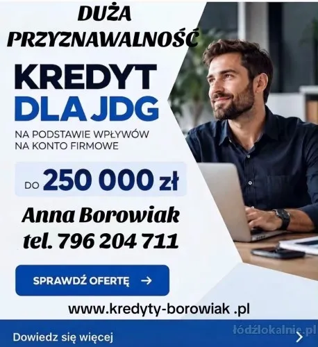 FIRMO, MASZ KILKA ZOBOWIĄZAŃ I WIELE RAT? KREDYT DO 250 000 ZŁ!