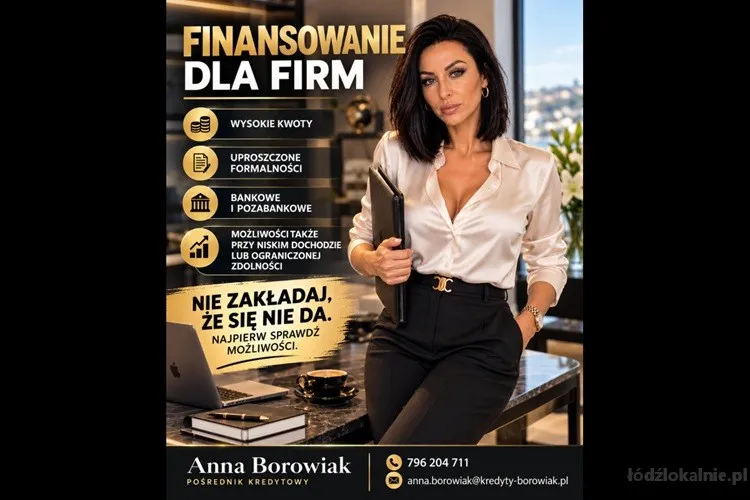 POTRZEBUJESZ FINANSOWANIA DLA FIRMY?